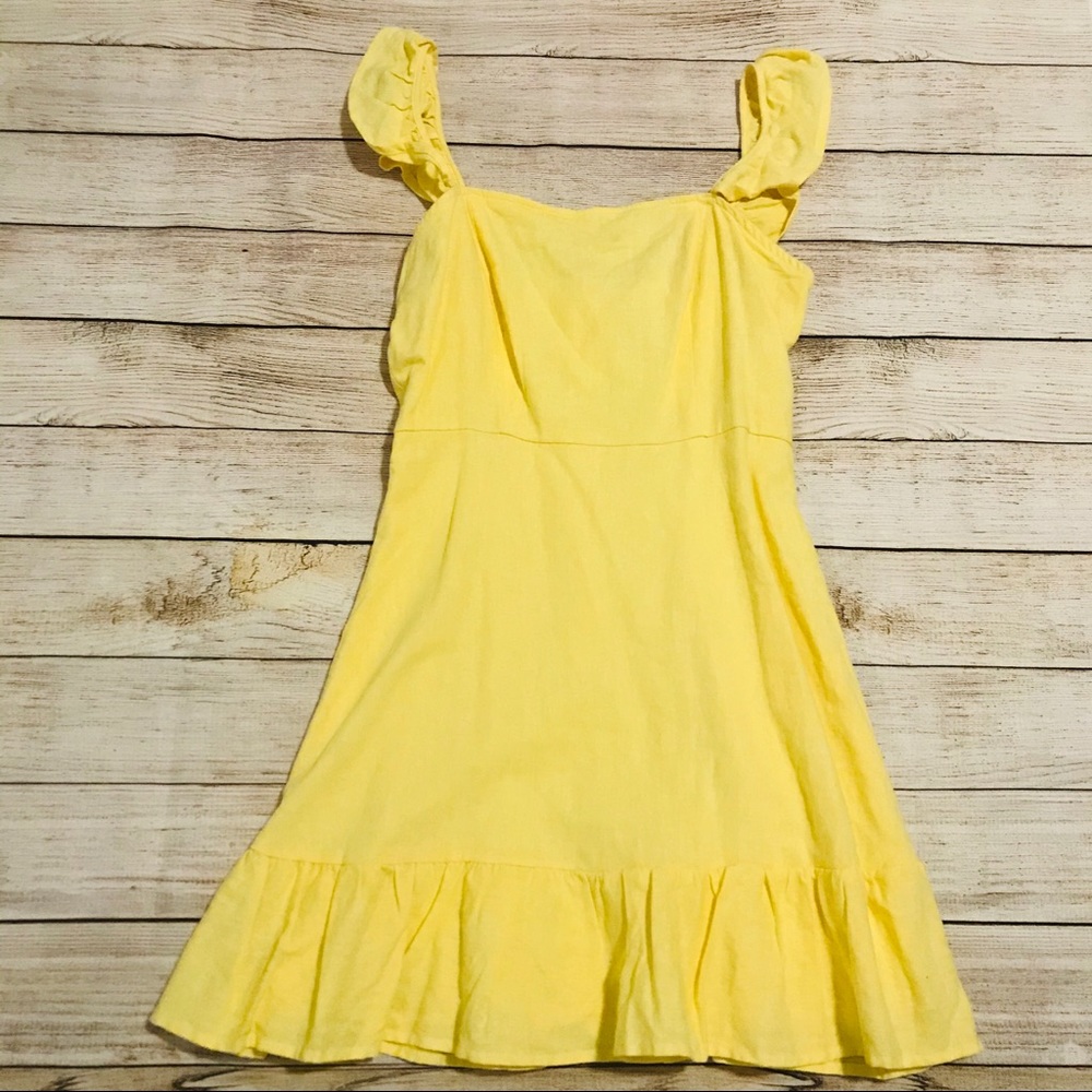 Banana yellow summer dress